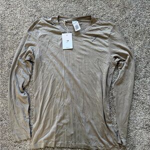 Gymshark Long Sleeve Shirt - Light Brown